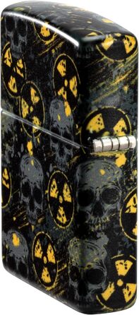 Бензинова запальничка Zippo Nuclear Skulls 540, кольорова, вітростійка, багаторазова, подарункова коробка, оригінал США