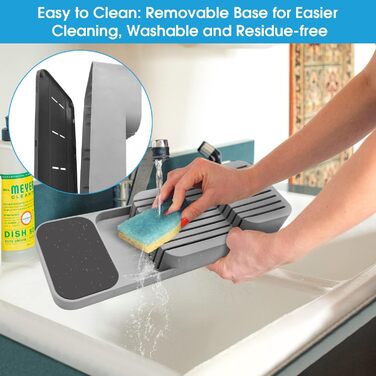 Органайзер для ножів у шухляду двоярусний, на 9 ножів, сірий - безпечне та компактне зберігання