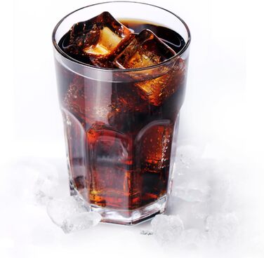 12-Piece Water Glasses Set, Drinking Glasses Set, 350ml Glasses Set Stackable - Perfect for Juice, Cocktails, Latte Macchiato, 12-Piece Glasses Set