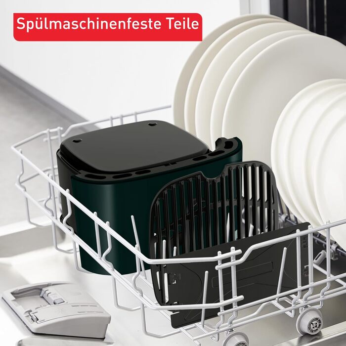 Фритюрниця Tefal EY1303 Easy Fry Essential 3,5 л, енергоощадна, антипригарне покриття, регульована температура, таймер, компактна, зелена