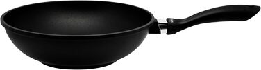 ELO Crepe Pan, 28 cm, ALUCAST - Frying pan made of energy-saving die-cast aluminum with non-stick coating, suitable for ceramic, gas, electric, and induction cooktops - dishwasher-safe, color: Black (28x28cm NEW, Grill Pan)
