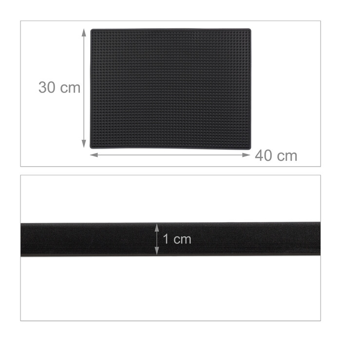 Relaxdays 2-Pack Bar Mats, 40x30 cm