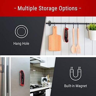 Термометр для м'яса ThermoPro TP19 IP65 вологостійкий ±0.5℃, LCD, для приготування BBQ, вина, жарки