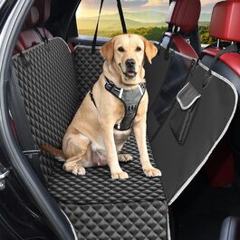 KYG Car Seat Dog Cover - Waterproof & Non-Slip Back Seat Protector with Window - 135x140cm