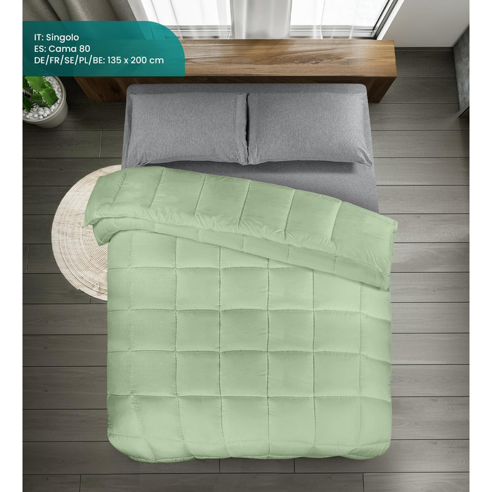 Ковдра Utopia Bedding, мікрофібра, білий (135 x 200 см)