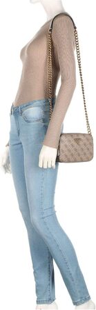 Сумка через плече GUESS Noelle жіноча, чорна (Lte) - оригінал