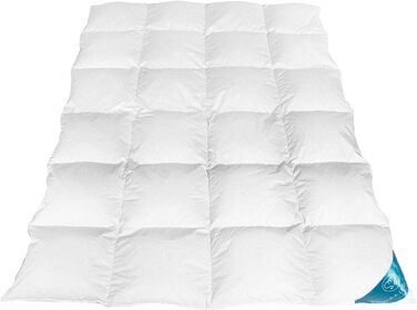 Sandaro Home Down and Feather Comforter, Öko-Tex Certified (200x220, 1800)