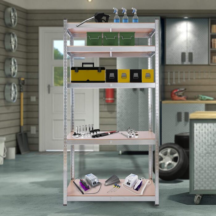 Arebos Heavy-Duty 2-Tier Shelf Set