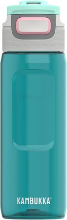 Kambukka Water Bottle - ELTON Model - 500/750/ - Water Bottle - dirt and odor resistant - impact resistant - dishwasher safe - easy to clean - milliliter markings (Emerald, 500 ml)