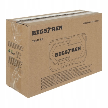 Набір інструментів Bigstren: кейс із 56 предметів, торцеві ключі 1/4