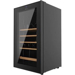 Cecotec Bolero GrandSommelier 36000 Wine Cooler - 95 Liter, Compressor, Touch Control, LED, Black - 36 Bottles
