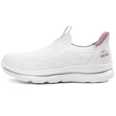 Сліпони жіночі: зручні кросівки для ходьби, бігу та фітнесу (білі, 36 EU)