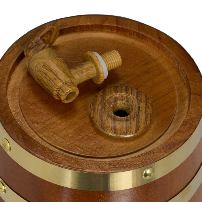 Relaxdays Whisky Barrel Wood 1.25 Liter