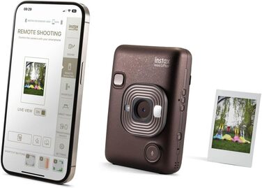 INSTAX Mini LiPlay 2: Гібридна цифрова камера (Deep Bronze)
