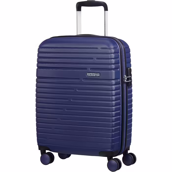 Валіза American Tourister Aero Racer Spinner 68, розширювана, 3.6 кг, 75.5 л, синя, 4 колеса