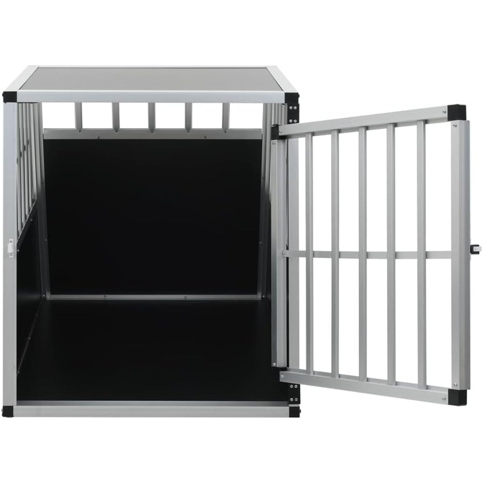 Транспортна переноска для собак vidaXL з подвійними дверцятами, 94x88x69 см