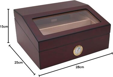 Набір для сигар Humidor Set 237 від Germanus з кристальним зволожувачем та гігрометром