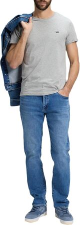 Чоловічі джинси Lee Straight Fit Xm (33W/34L, Blue Haven) - класичний синій колір