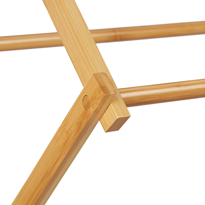 Relaxdays Extendable Bamboo Towel Rack