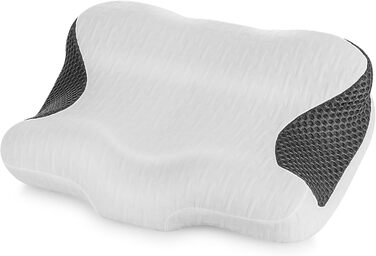 Подушка з піни Memory Foam для CPAP апарату Elviros для тих, хто спить на боку, ергономічна, регульована по висоті та жорсткості, сумісна з різними масками