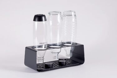 SodaStream Premium Bottle Drip Tray | Stainless Steel | Compatible with Bottles | Color: Matte Black