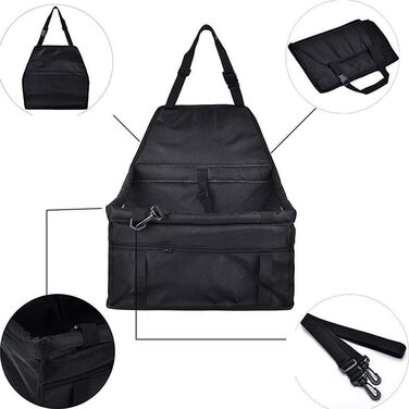 Автоматик для собак MENGQI - Водонепроникний, дихаючий, безпечний, миючий, з сумкою (колір: коричневий)