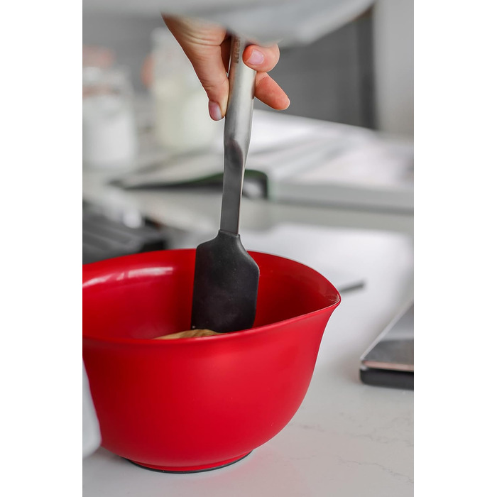 KitchenAid Premium Stainless Steel Dough Scraper with Silicone Dough Spatula Head