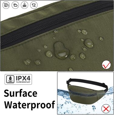 Спортивна поясна сумка на пояс, водонепроникна, для жінок та чоловіків, нейлон, для активного відпочинку, подорожей, бігу, собак, Olive-1