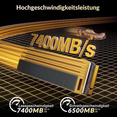 SSD iDsonix NVMe M.2 PCIe 4.0 2TB з радіатором: 7300 МБ/с (читання), 5000 МБ/с (запис) для ПК, геймінгу та редагування відео