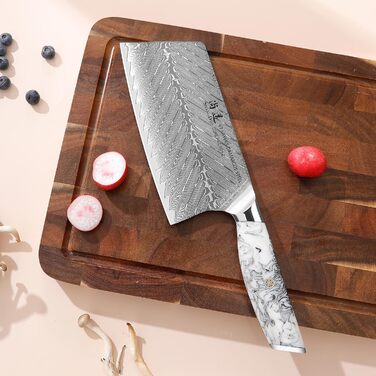 Японський ніж SHANGDAO Kiritsuke 20 см з 67 шарів сталі, ніж для м'яса та нарізки, суші-ніж, подарунок для кухні