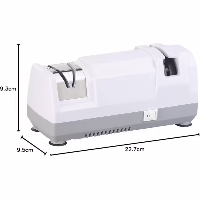 Rosenstein & Söhne Sharpener: Electric Professional Diamond Sharpener, Coarse and Fine Grit, 40 W (Manual Sharpener, Knife Sharpening Machines, Grinding Wheels)