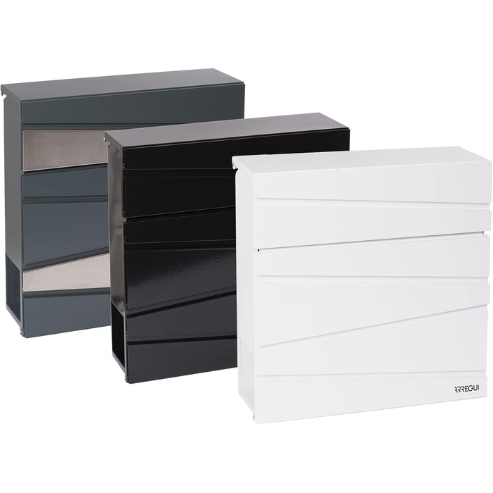 Поштовий ящик ARREGUI Armor E6905 антрацит з газетницею, сталь, розмір M (DIN A4)