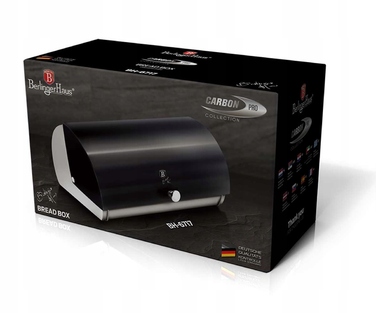 Цілісний хлібниця Berlinger Haus Carbon Pro, чорна сталь
