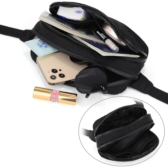 Жіночий гаманець UTO з PU шкіри, багатофункціональний на замку, клатч для телефону (1265 Чорний)