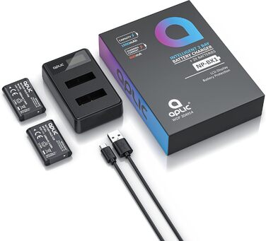 Зарядний пристрій для акумуляторів CSL - 4 слоти AA/AAA NiMH з LCD-дисплеєм, чорний (Тип 2)