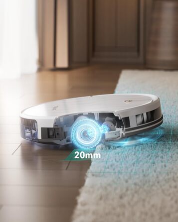 Робот-пилосос Tesvor S8MAX 3-в-1 з функцією миття, 8000Pa, LiDAR-навігація, 240 хвилин роботи, керування через додаток/Alexa, самостійна станція очищення 2.5L для великих приміщень та домівок з тваринами (M2)