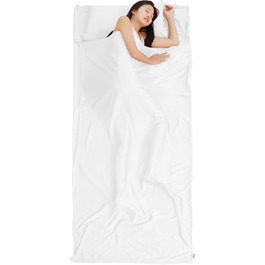 Cozysilk Tencel Lyocell Sleeping Bag Liner with Zipper – 100% Austrian Lenzing AG Tencel – soft, silky, smooth sleeping bag liner for adults – travel sheet for hotel/backpacking travel, includes a pure silk sleep mask.