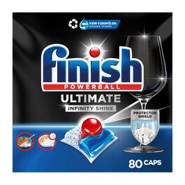Таблетки для посудомийної машини Finish Ultimate Infinity Shine, економ-упаковка, 80 шт.