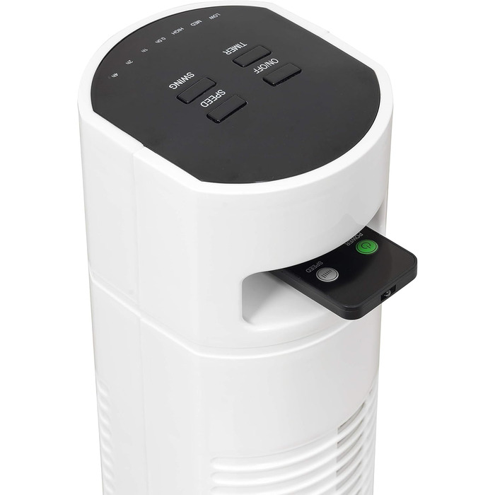 Турбовентилятор Bestron AFT760Z з 3 швидкостями, осциляцією 75°, таймером, висота 78 см