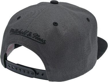 Кепка Mitchell & Ness 2 Tone Box Logo Snapback, універсальний розмір, чорний/сірий