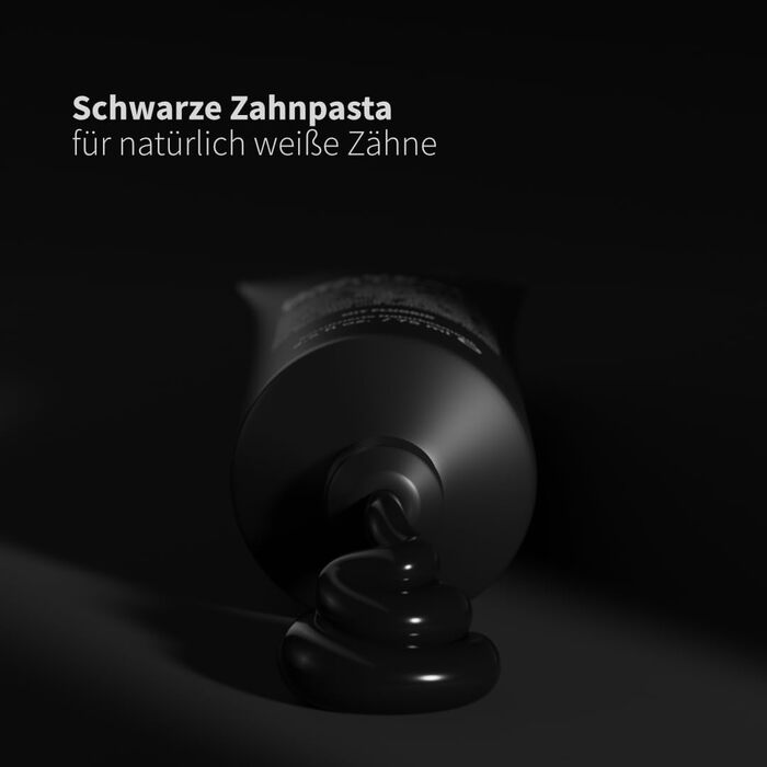 Zahnheld GERO G3 Електрична звукова зубна щітка з кейсом та насадкою | Відбілююча паста Natural White | 5 режимів чищення, тривала робота від акумулятора, чорний колір