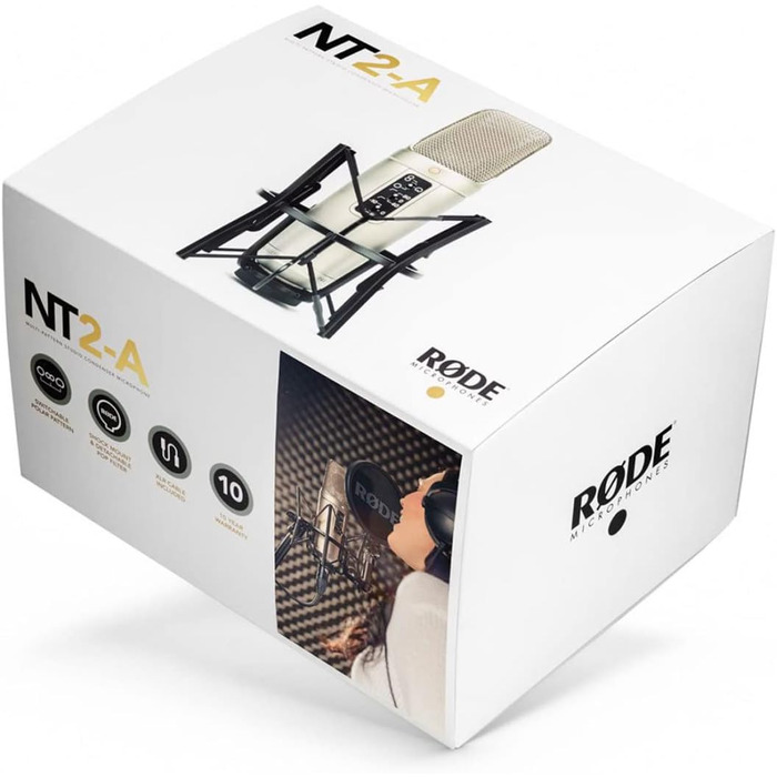 Rode NT-USB+ Конденсаторний мікрофон USB + Keepdrum MS138 Шарнірний кронштейн Чорний