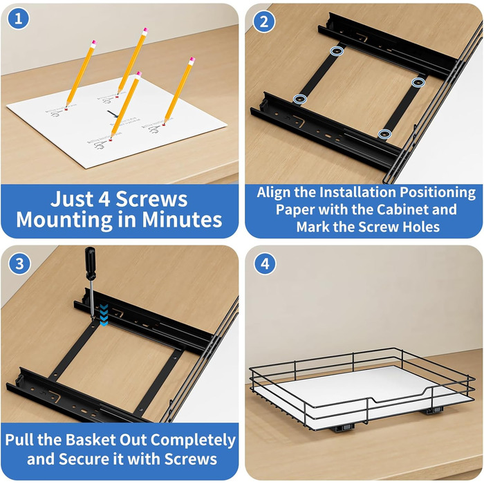 Висувна полиця для спецій у шафу, 2 яруси, регульована висота, чорний колір, органайзер для спецій, органайзер для кухні (32.2x27x6 см)