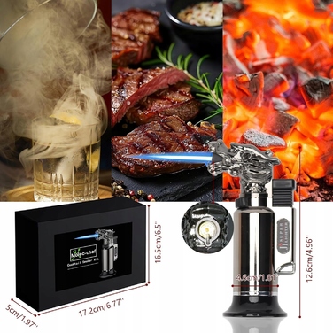 Набір для копчення віскі Whisky Smoker — деревна стружка, ідеальний подарунок для чоловіка або хлопця, 16 предметів