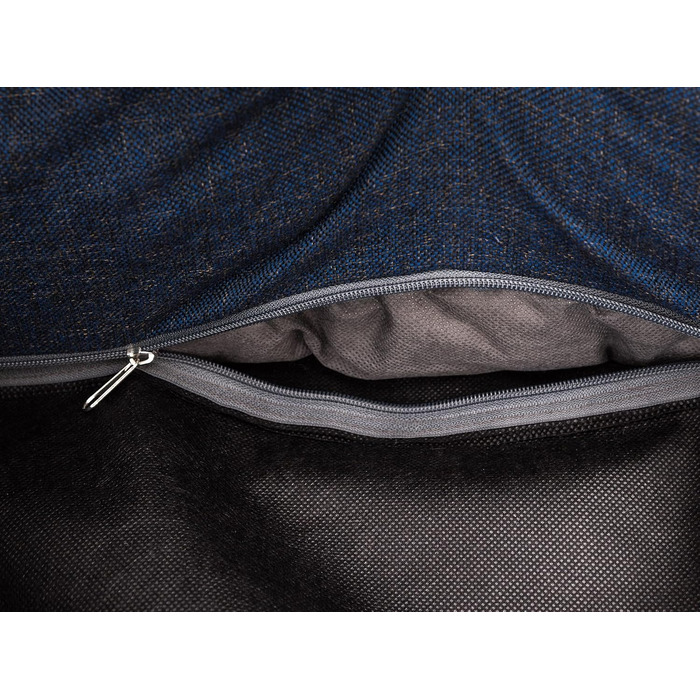 Ліжко для собак та котів, м'яке, знімний чохол, корзина, лежанка, собаче ліжко, ліжко для тварин, Navy Blue, розмір XXL (117x79 см)