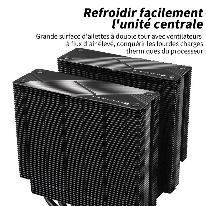 Thermalright Phantom Spirit 120 EVO - кулер для CPU з 7 heatpipes, 2 вентилятори 120mm, технологія AGHP 4.0, під AMD AM4/AM5 та Intel 1700/1851/1150/1151/1200