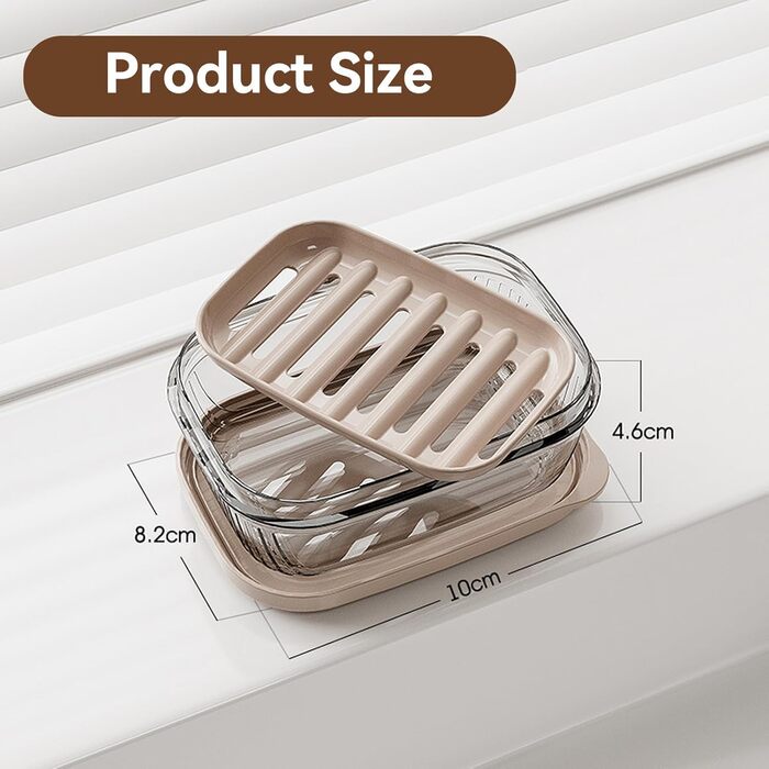 Подорожня мильниця з піддоном для води: мильниця для подорожей, мильниця для ванної кімнати, мильниця для миття рук