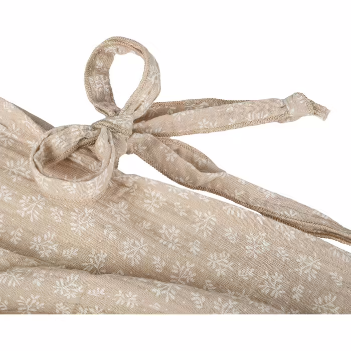 Lovely Hippo Hausbett Canopy - 100% Cotton Housebed Canopy made of Muslin - Bed Canopy Children's Bed - Canopy Curtains for 80x160 & 90x200 (Beige, 97 x 402cm, Without Pocket) Beige H402 x W97 cm (1 Pack)