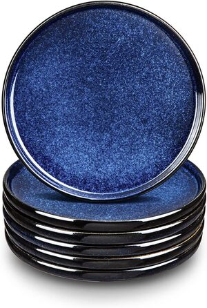 Набір сервірувальних тарілок Vicrays (3 шт.) - блакитний, 40.6x35.6x25.4 см, порцеляна