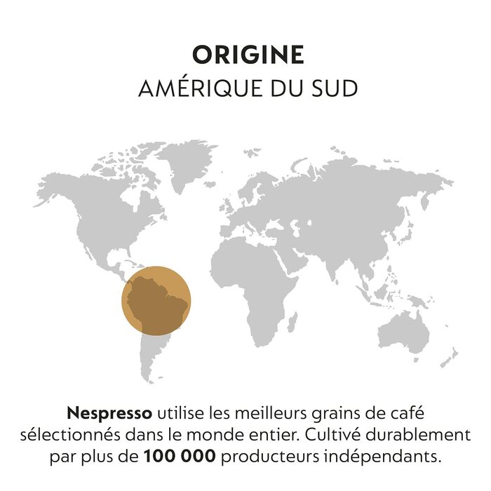 Капсули для кави Nespresso Vertuo Altissio, інтенсивність 9, для еспресо 40 мл, 50 шт. (5 упаковок по 10 шт.)